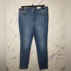 Style & co skinny leg high rise ankle jeans size 14